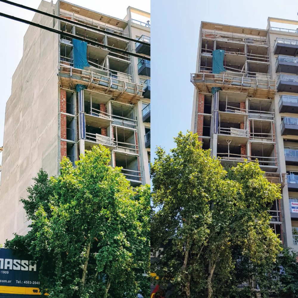 Obra en Juan B. Justo 5837, CABA