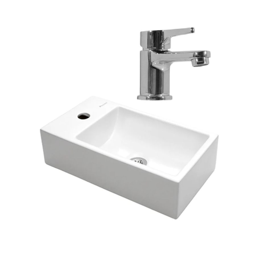 Combo Grifería FV Inicia (0181/R2) + Bacha Apoyo Piazza A146