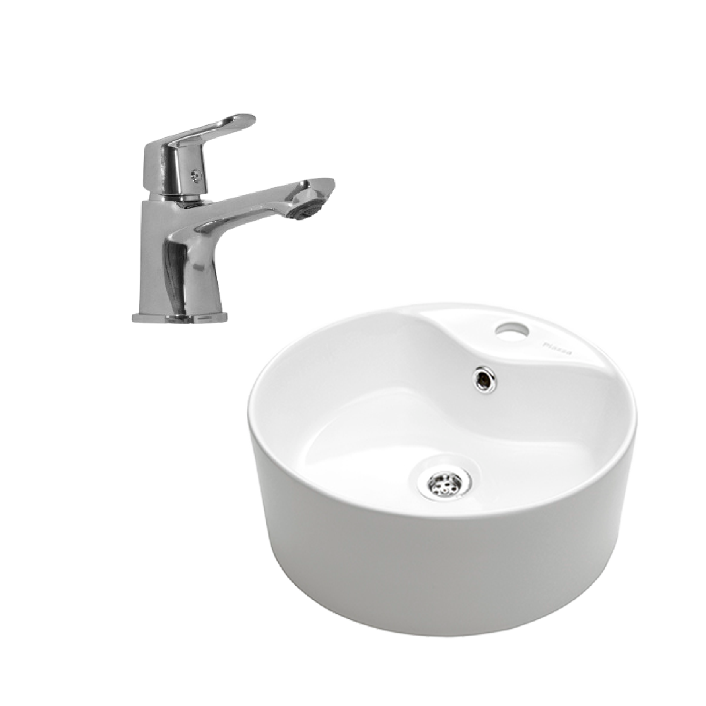 Combo Grifería FV Inicia (0181/R2) + Bacha Apoyo Piazza A029