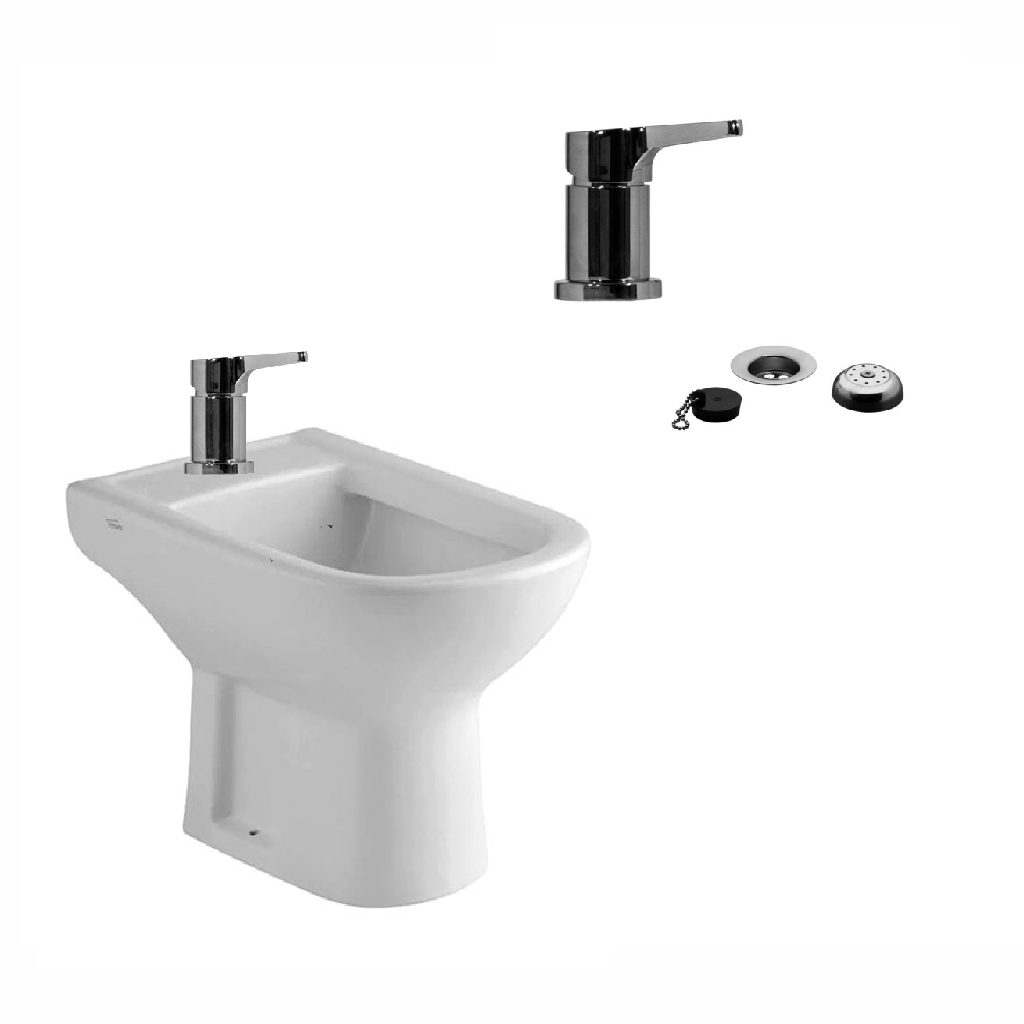 Combo Grifería FV Alba (0189.01/G9) + Bidet Ferrum Bari BKM1