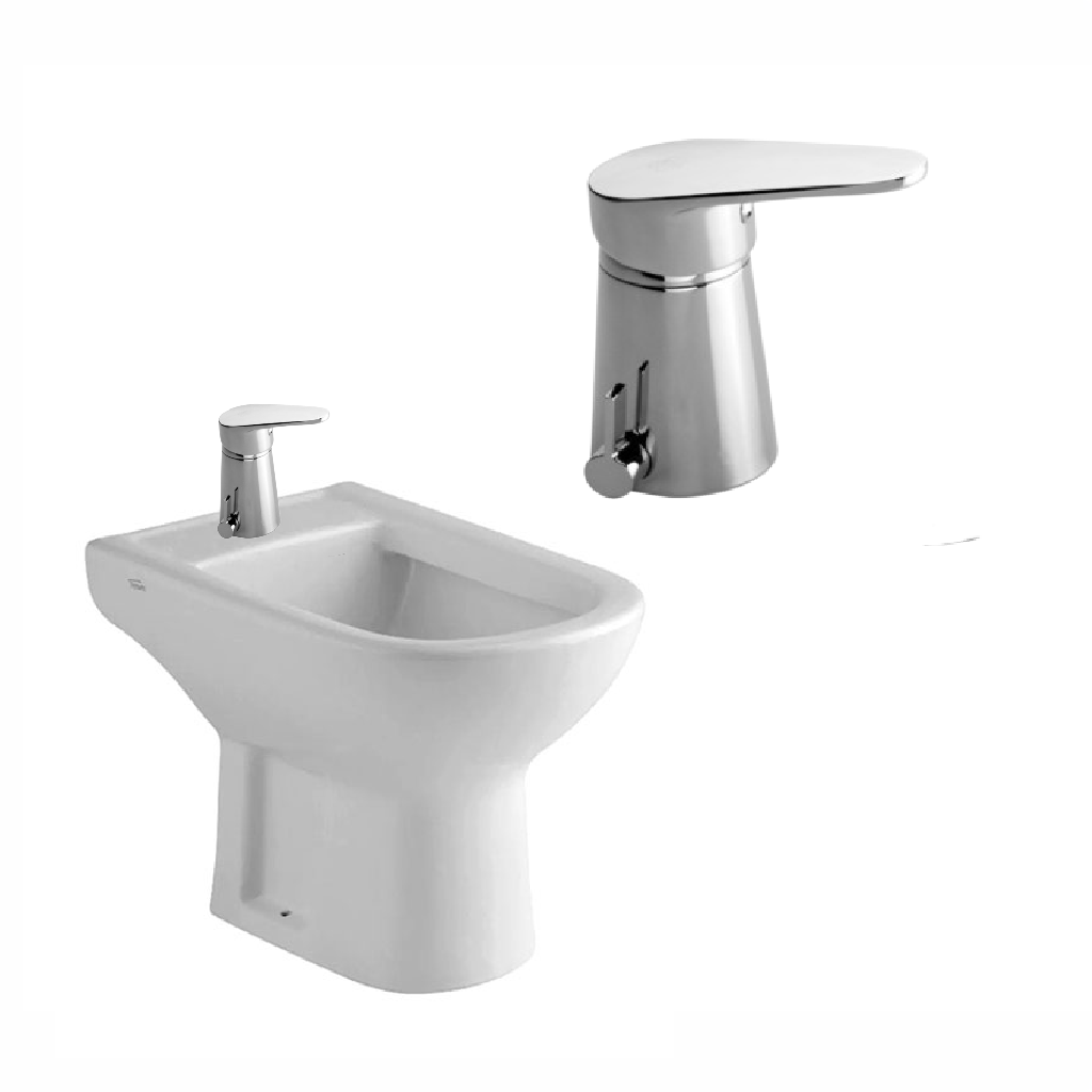 Combo Grifería FV Compacta (0189/M4) + Bidet Ferrum Bari BKM1