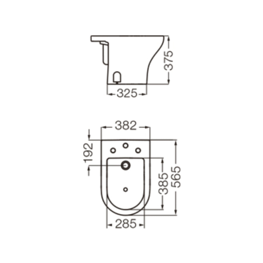 Bidet Ferrum Veneto (BTA1J) (BTA3J)