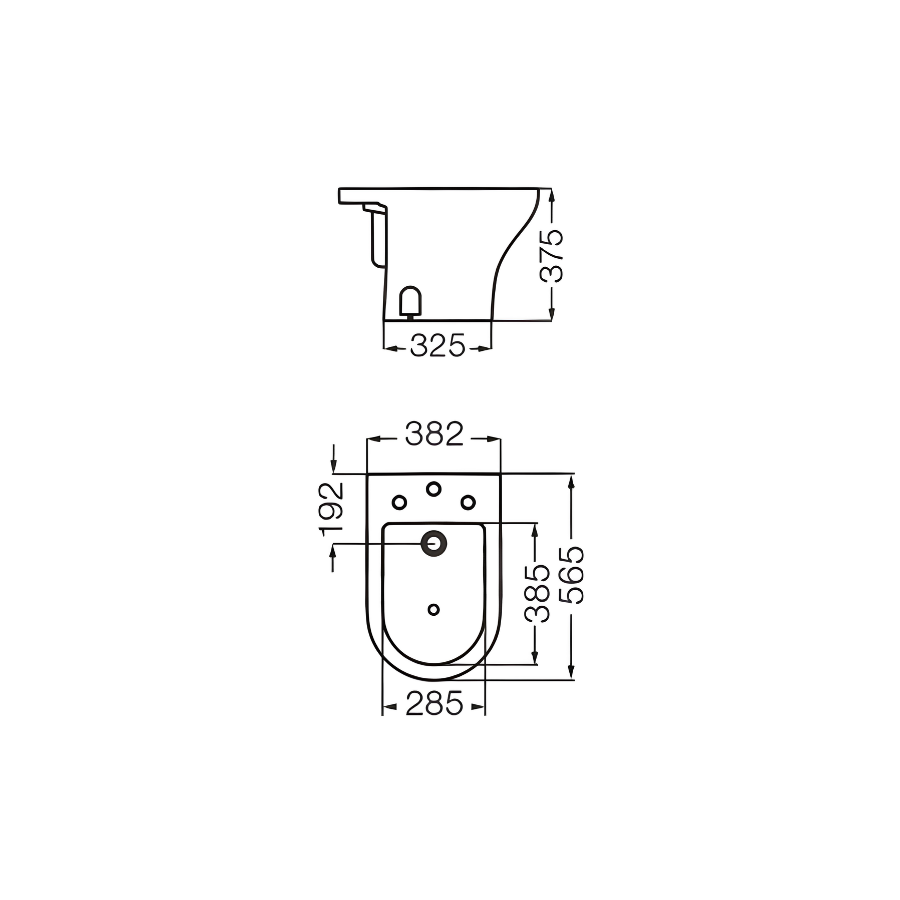 Bidet Ferrum Veneto (BTA1J) (BTA3J)
