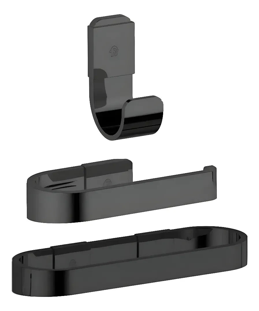 Kit Accesorios Baño Fv Armonia Negro 3 Piezas (0179.03/m8-ng)