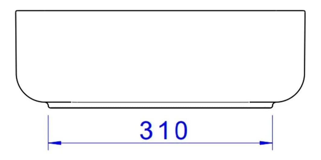 Bacha Deca Slim 40x40 De Apoyo (L.11040.m.17)