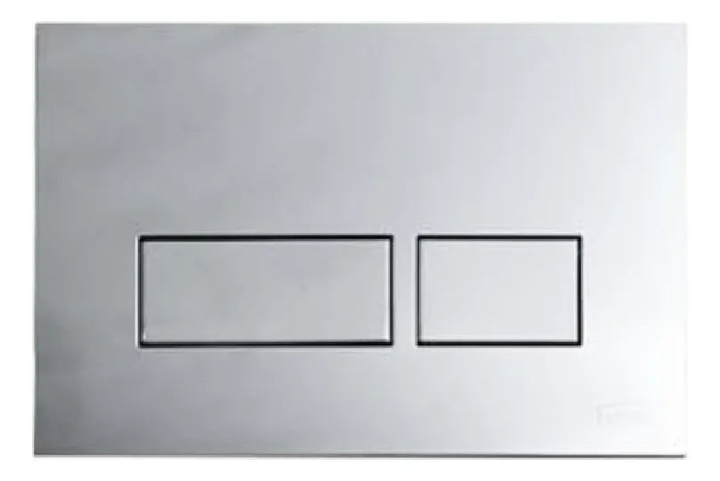 Tapa Tecla Rectangular Ferrum Chica cromada (Vta51-01)