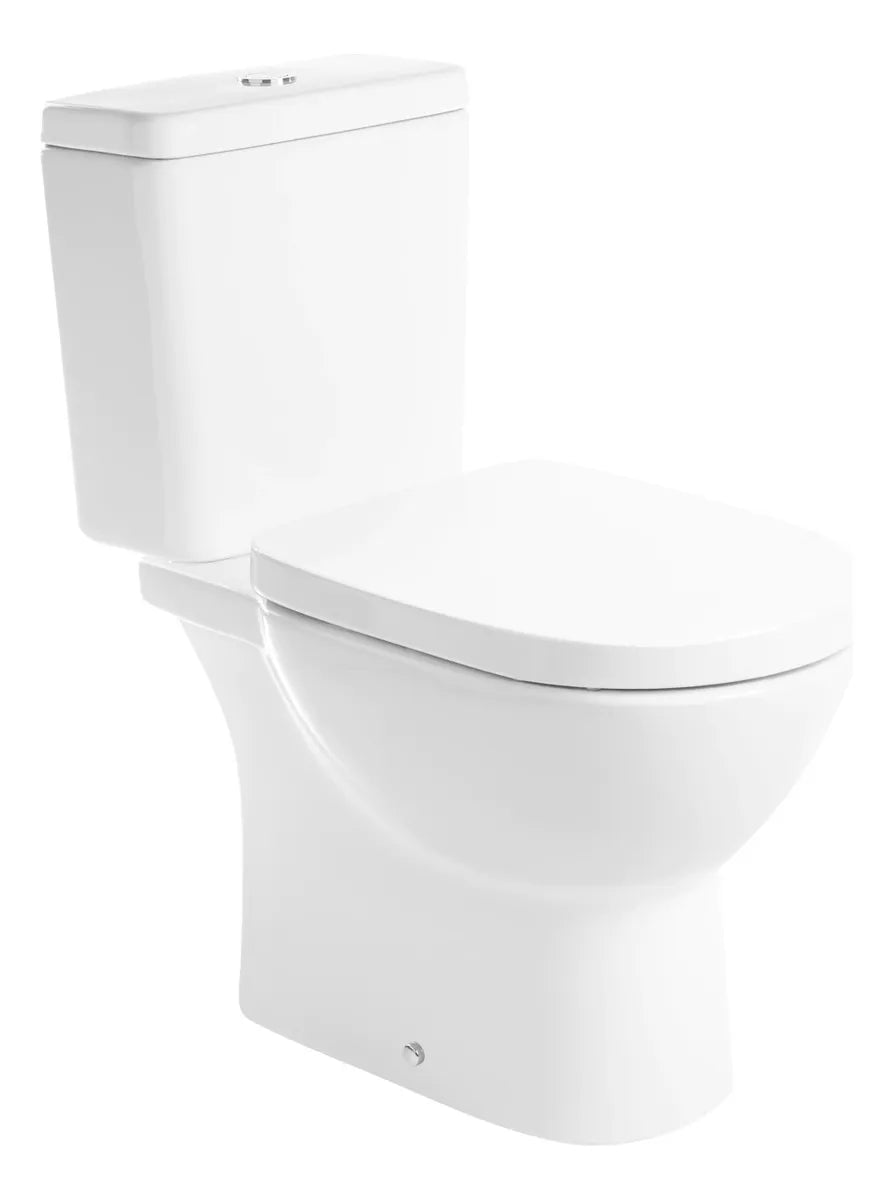 Combo Inodoro Largo + Deposito + Tapa Asiento Roca Debba