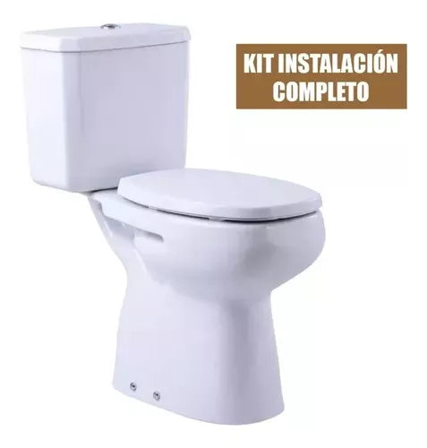 Kit Inodoro Elevado Para Discapacitado + Deposito + tapa Roca Monaco (1066100000202)