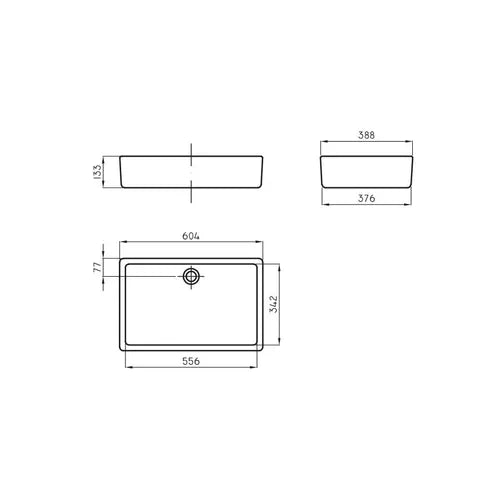 Bacha De Baño De Apoyar Ferrum Country Baja (L16KF)