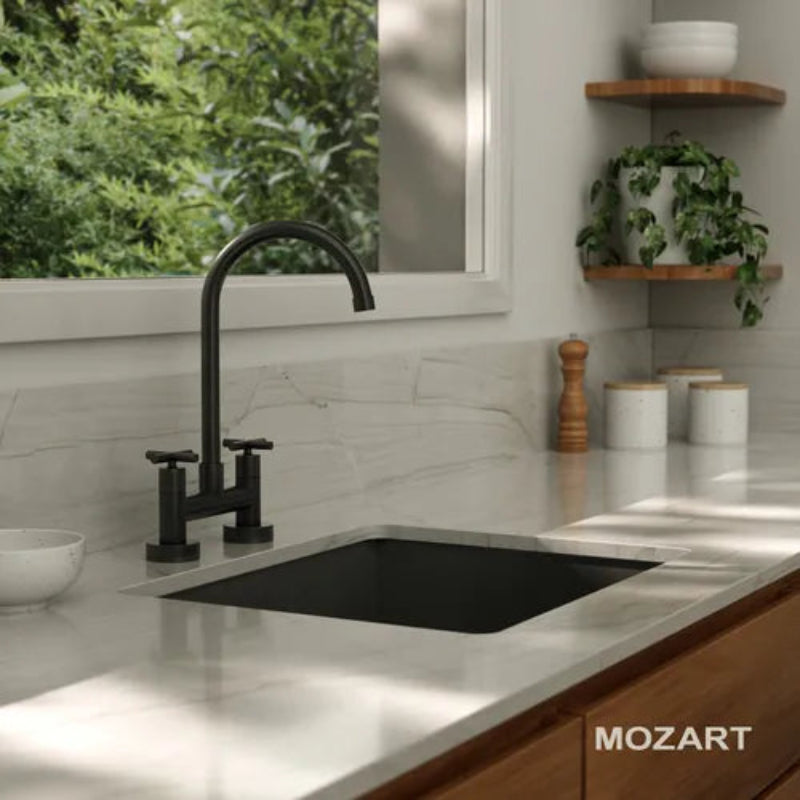 Grifería de Cocina Mozart Texas Negra (7073)