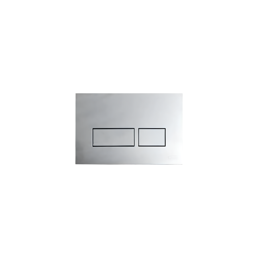 Tapa Tecla Ferrum Rectangular de Descarga Dual para Depósito de Embutir (VTA51-01)