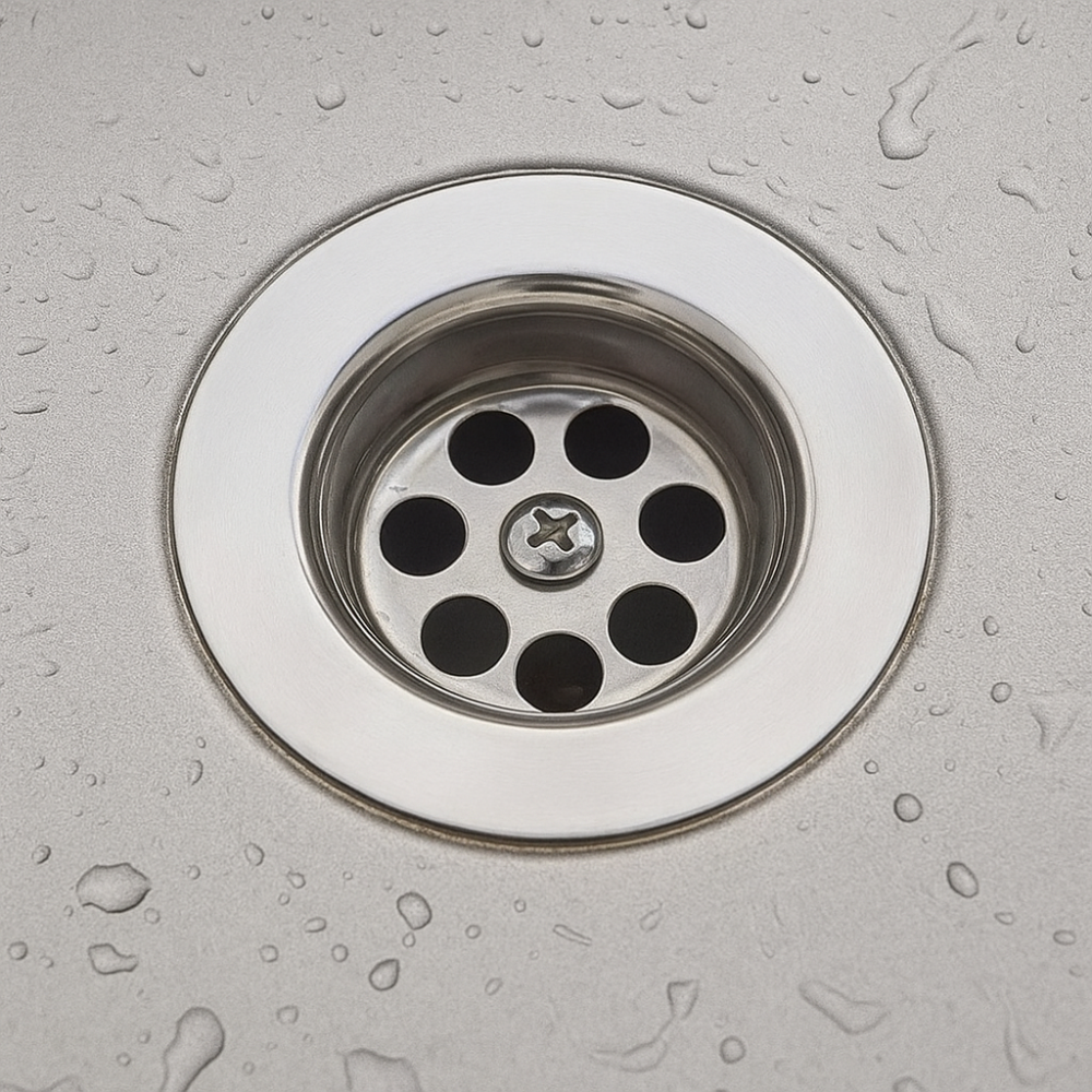 Sopapa PVC Roscada c/reja Acero Inox. Piazza (5080114)