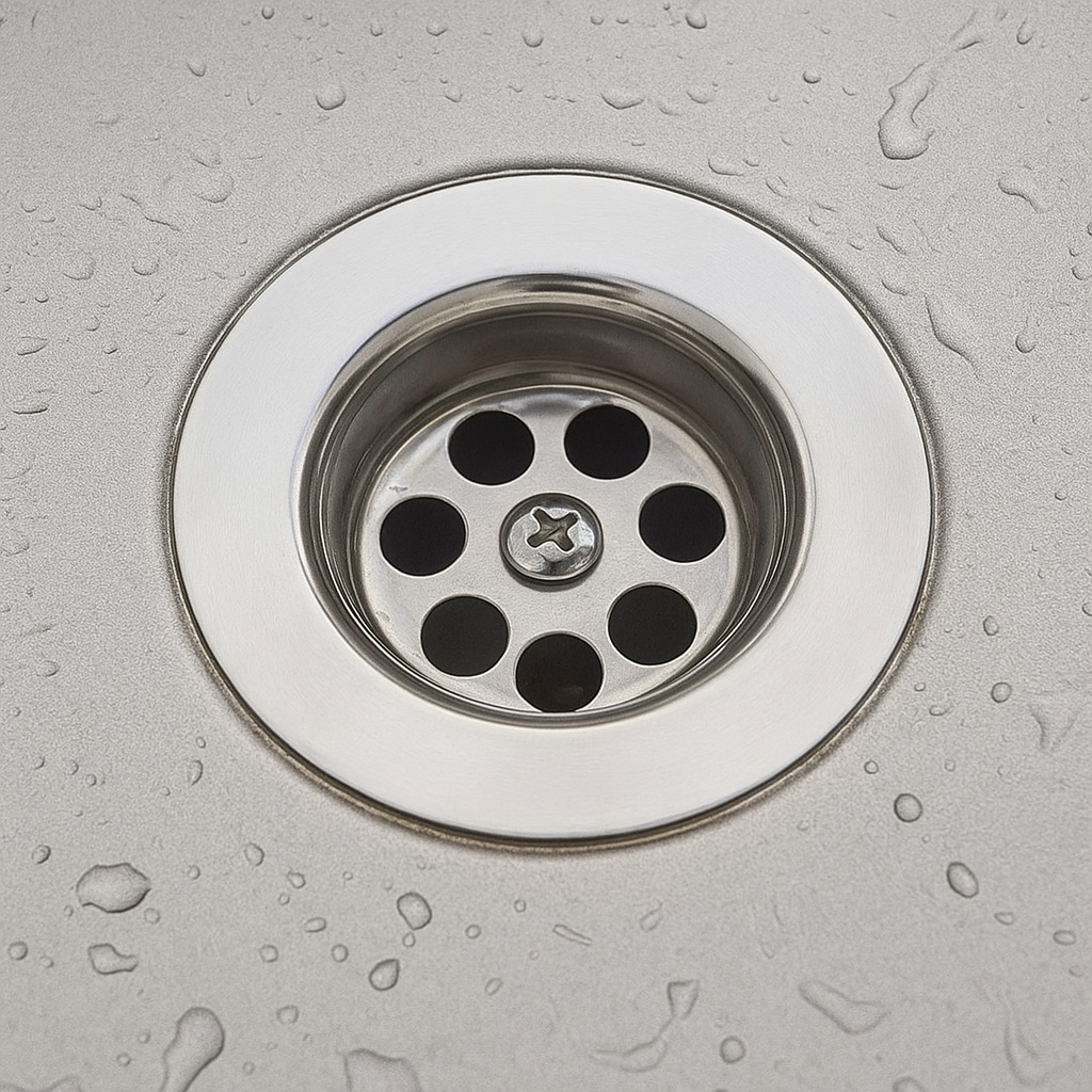 Sopapa PVC Roscada c/reja Acero Inox. Piazza (5080114)