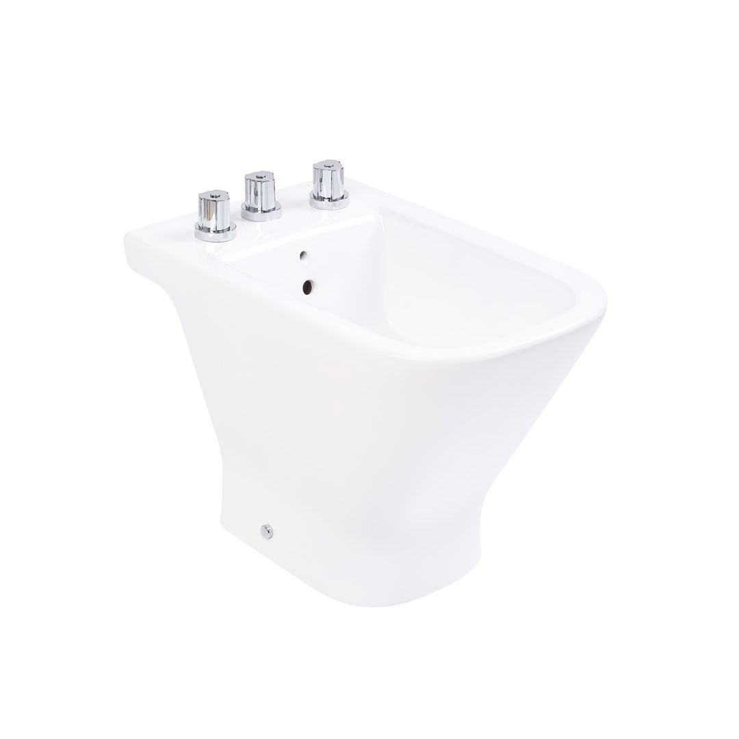Combo Roca The Gap Inodoro Largo + Depósito Dual + Bidet + Tapa