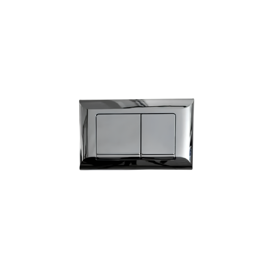 Tapa Tecla Ferrum Rectangular de Descarga Dual para Depósito de Embutir (VTA52-01)