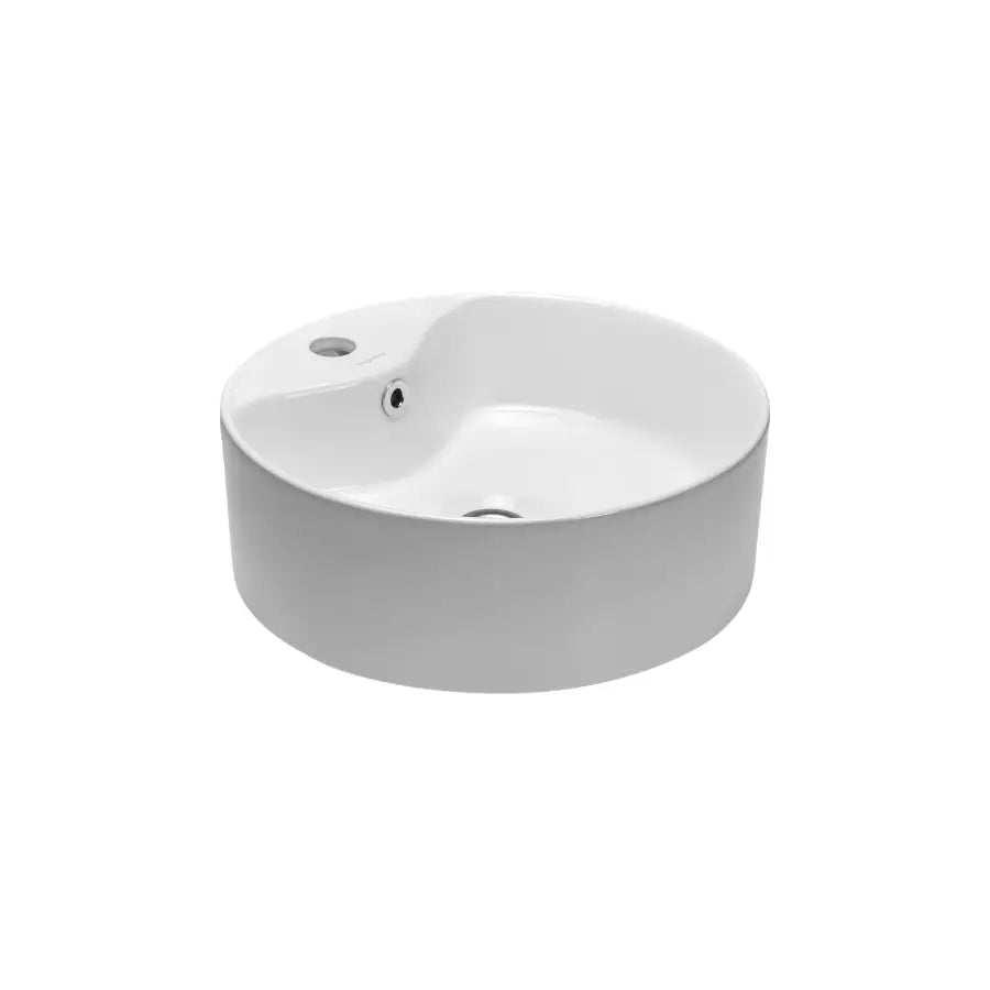 Bacha de Apoyar Peirano Circular Blanca (BCH02) - Bachas