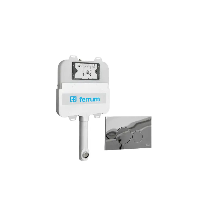Depósito de Embutir Extrachato Ferrum + Tapa Tecla Dual