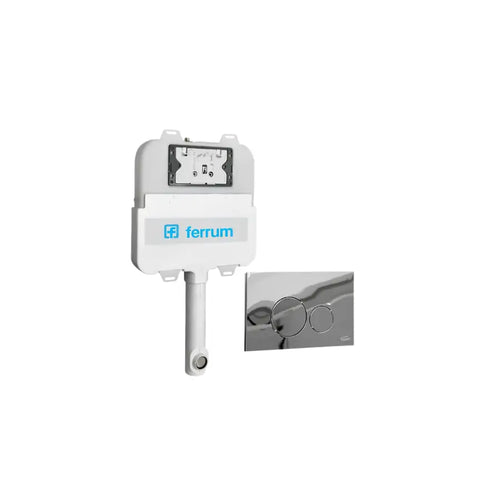 Depósito de Embutir Extrachato Ferrum + Tapa Tecla Dual