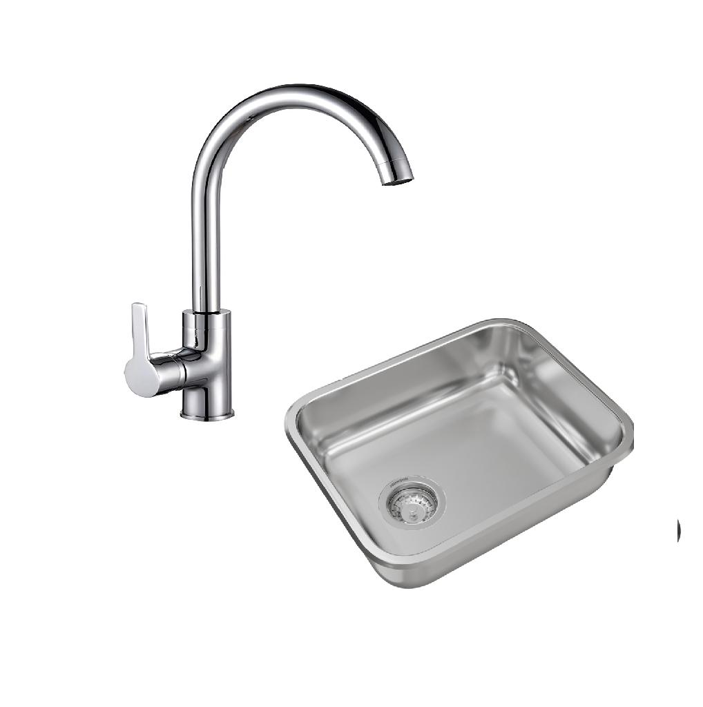 Combo Bacha Johnson E44 + Griferia Hydros Calyx (16911)