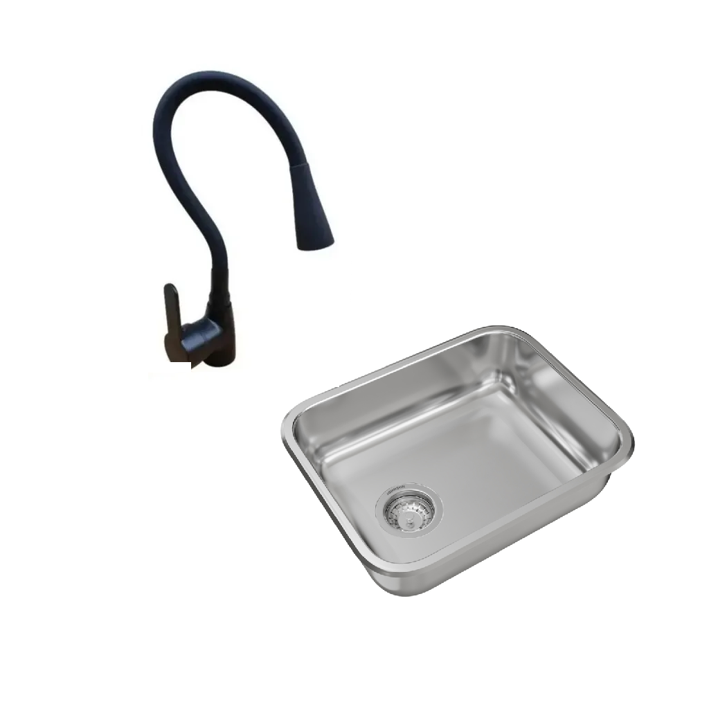 Combo Bacha Johnson E44 + Griferia  Mozart seul (8321)