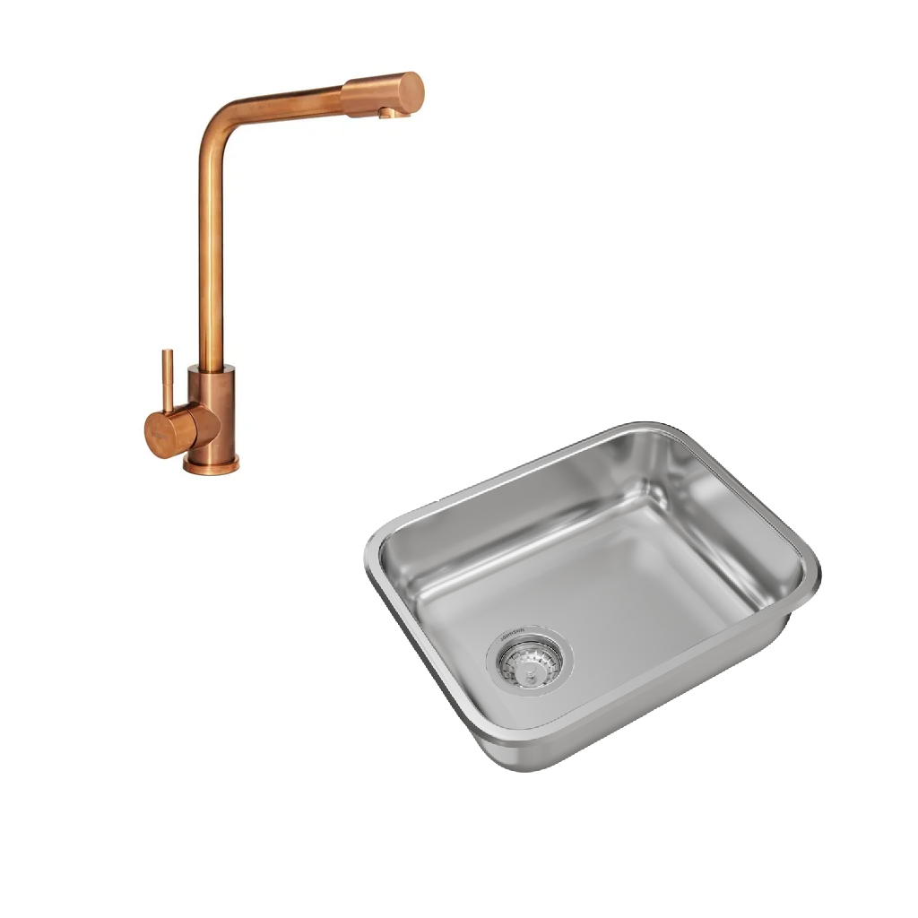 Combo Bacha Johnson E44 + Griferia Mozart tokio (7355)