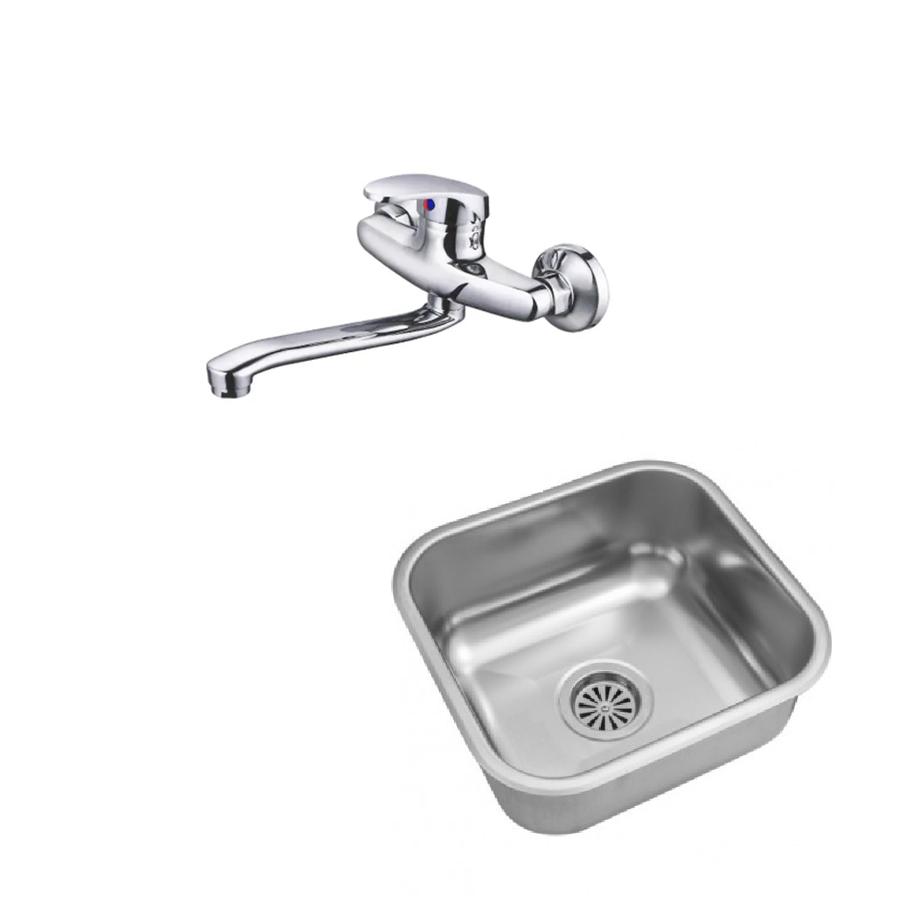 Combo Bacha Johnson ee 37/18 + Griferia Mozart Madrid (9024)