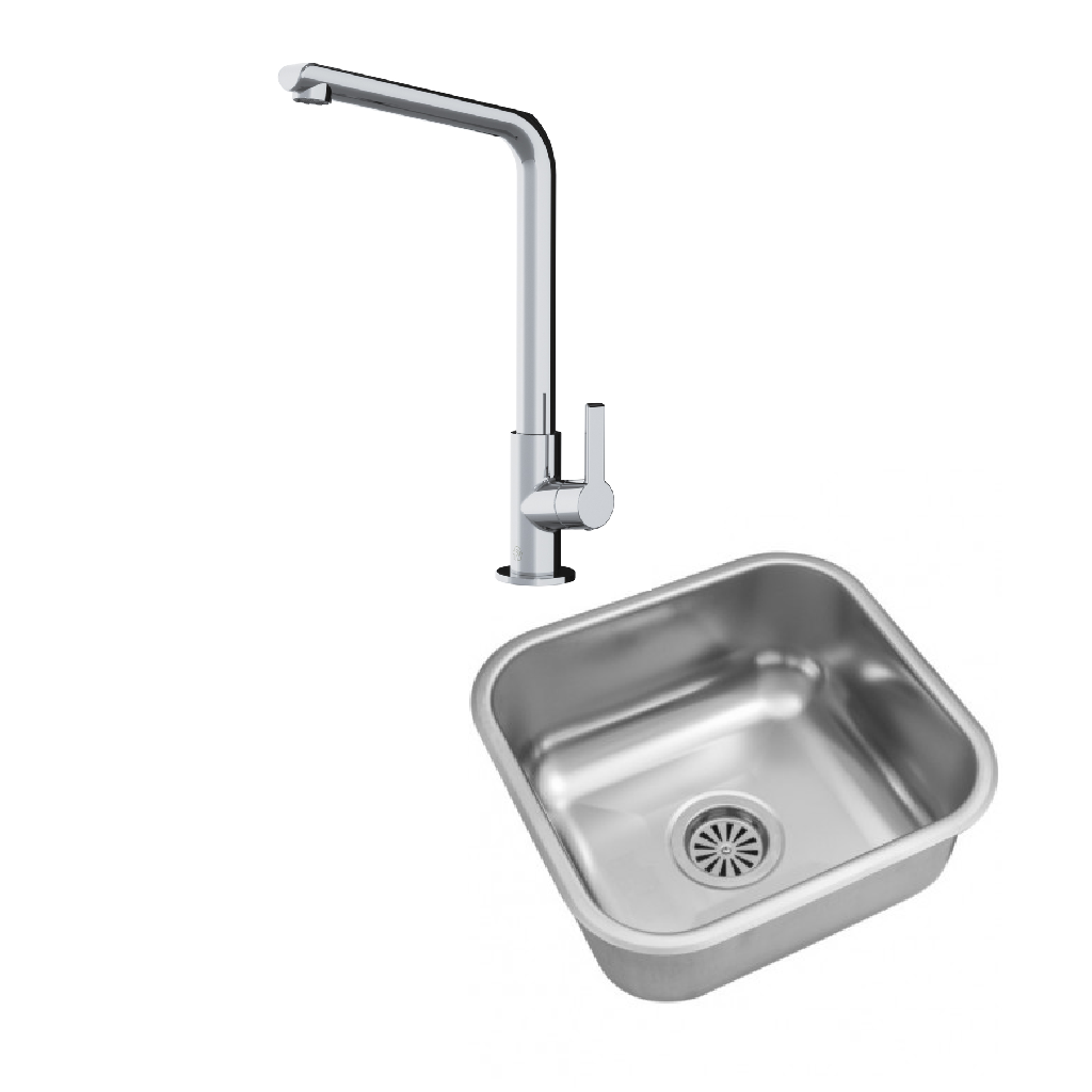 Combo Bacha Johnson ee 37/18 + Griferia FV Cipres (0411.04/N2)