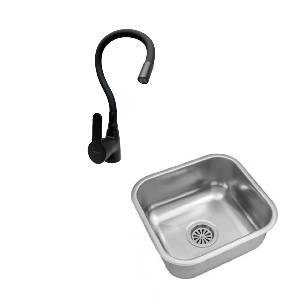 Combo Bacha Johnson ee 37/18 + Griferia Mozart Miami (7363)