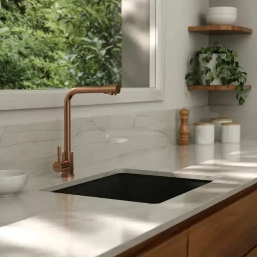 Grifería De Cocina Monocomando Cobre Mozart Tokio (7355)