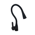 Griferia de Cocina Pico Flexible Negra Mozart (8321)