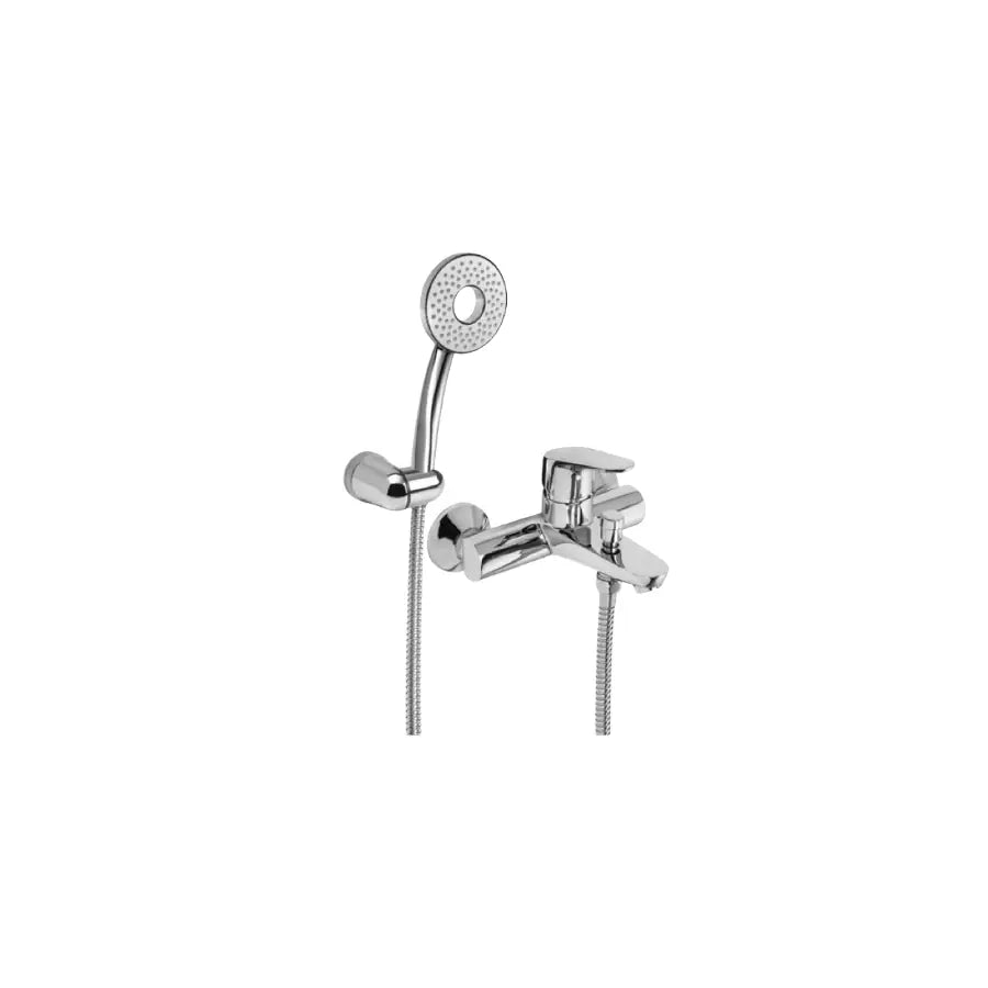 Kit de Ducha Exterior Monocomando Piazza Dot Cromo