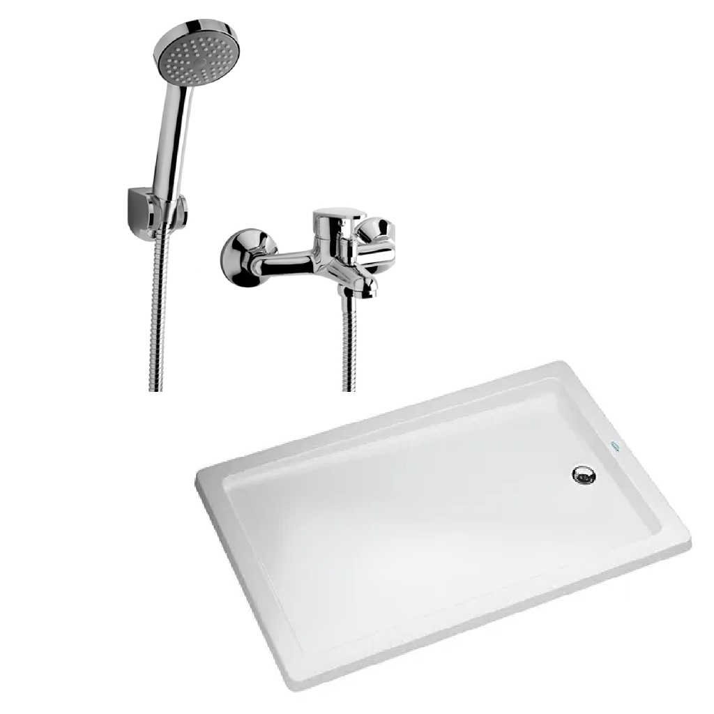 Combo Receptaculo Ferrum Khios 120cm (RA12) + Grif. FV Compecta (0310/m4)