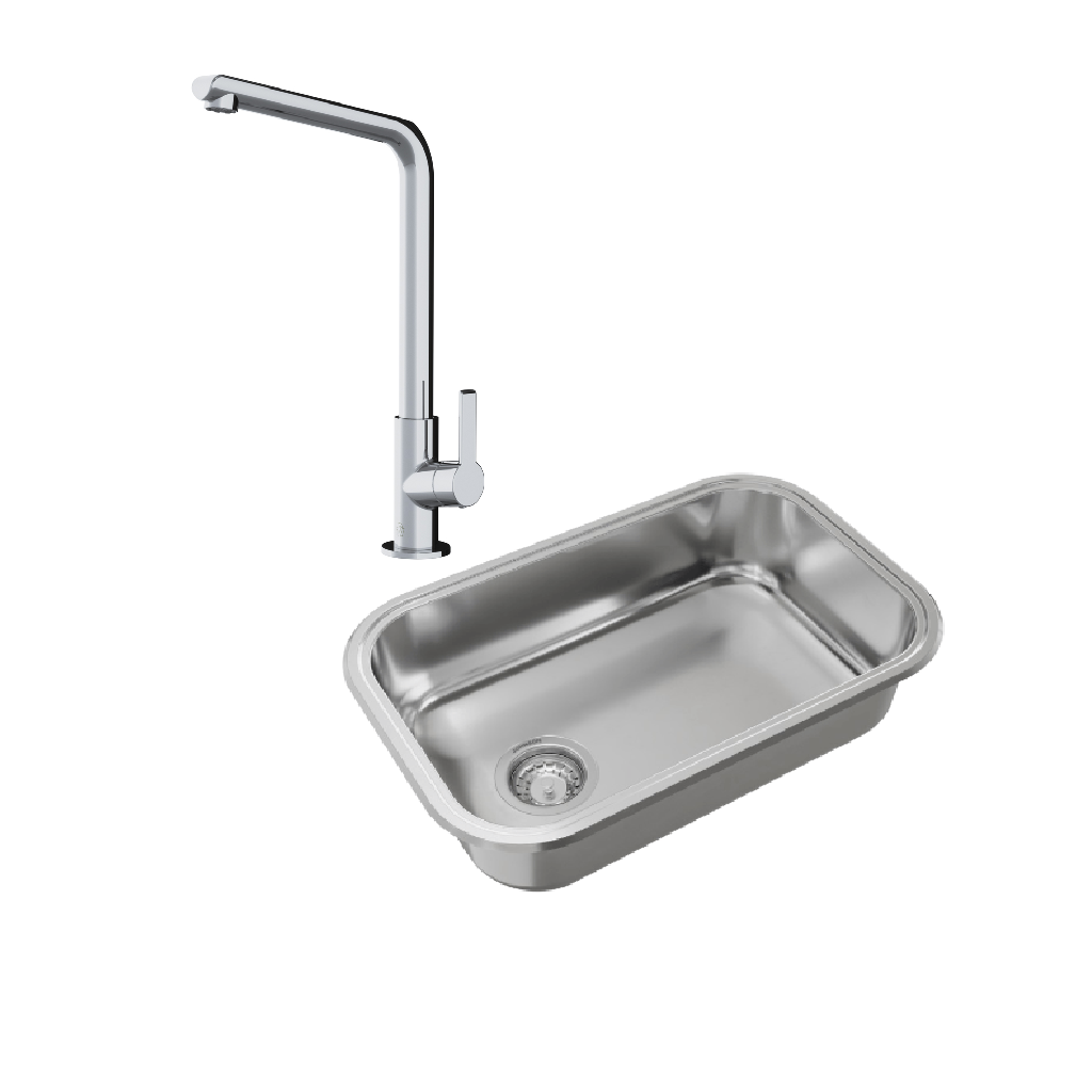 Combo Bacha Johnson zn 52/18a + Griferia FV Cipres (0411.04/N2)