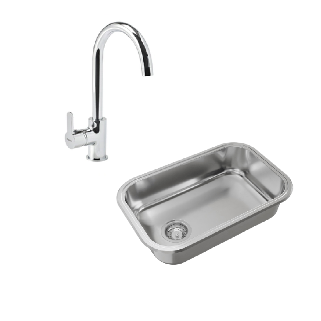 Combo Bacha Johnson zn 52/18a + Griferia Peirano Move (20-146)