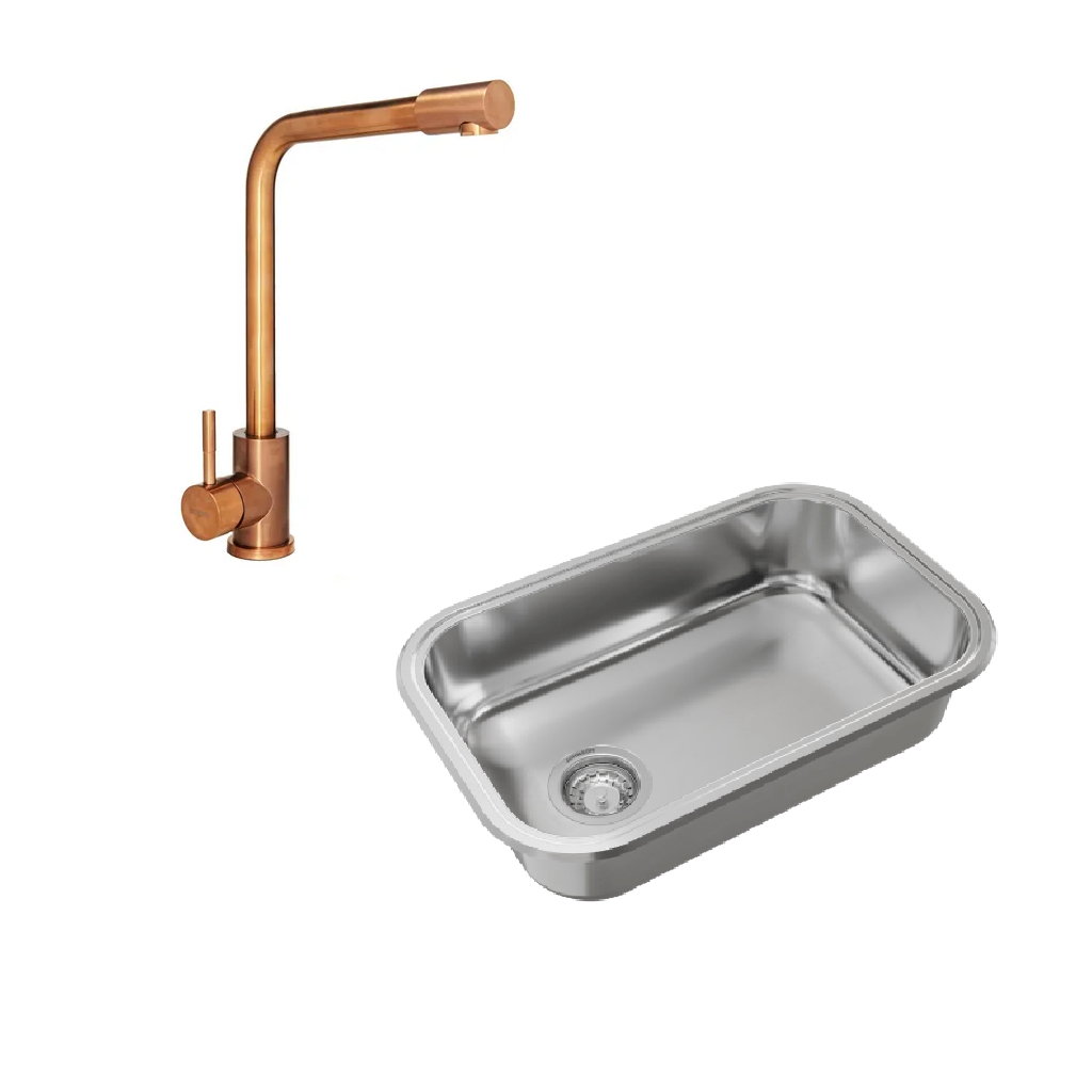 Combo Bacha Johnson zn 52/18a + Griferia Mozart tokio (7355)