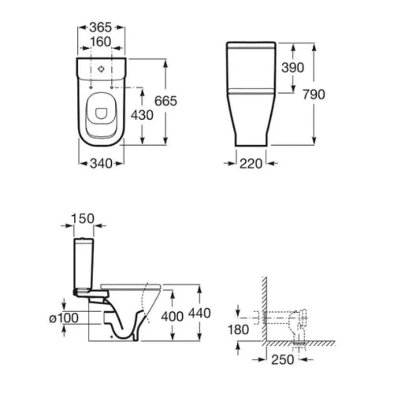 Deposito de Apoyar Descarga Dual Roca The Gap (1111310000200)